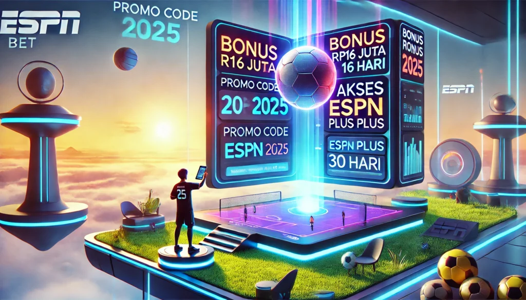 Promo Code ESPN Bet 2025 Bonus Rp16 Juta dan Akses ESPN Plus 30 Hari