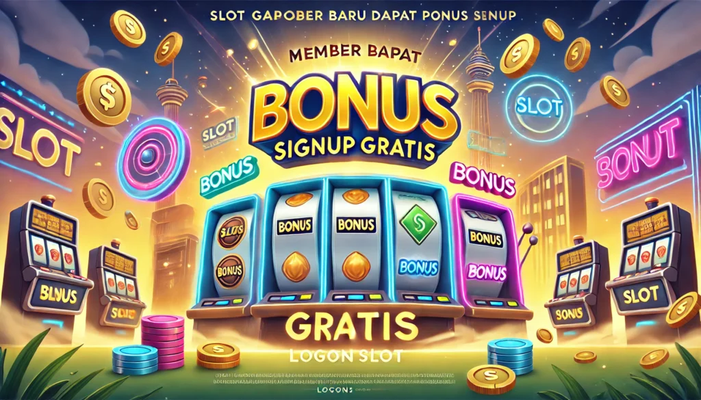 Slot Gacor Member Baru Dapat Bonus Signup Gratis dengan Peluang Menarik