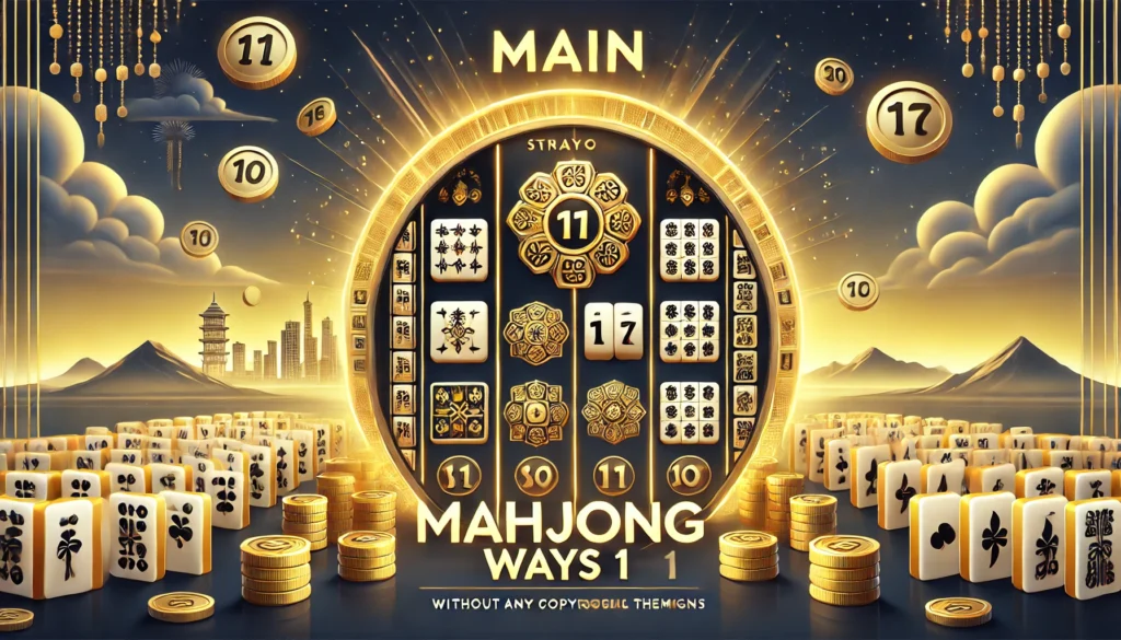 Cara Menang Main Slot Mahjong Ways 1 dengan Strategi Cerdas dan Pola Realistis