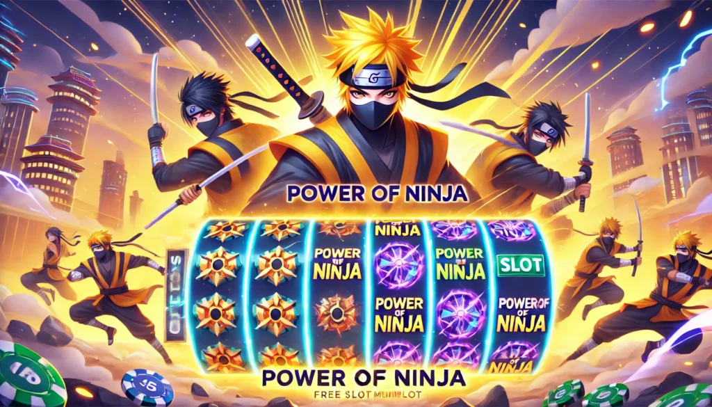 Game Slot Gratis Power of Ninja dengan Sensasi Anime dan Multiplier Gila