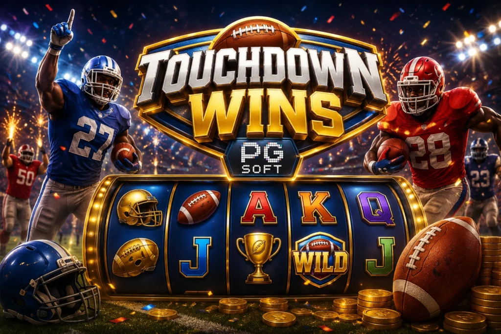Slot Touchdown Wins Online PG Soft Punya RTP Tinggi dan Tema Football Modern yang Menarik