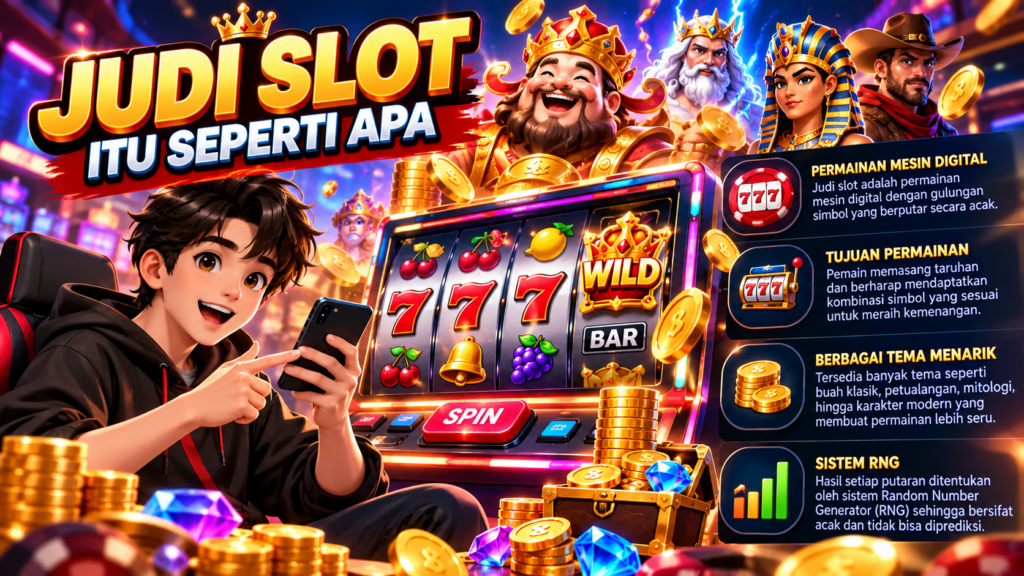 Judi Slot Itu Seperti Apa dan Mengapa Banyak Orang Terjebak Permainan Ini Kenali Cara Kerja Mesin Slot Ini