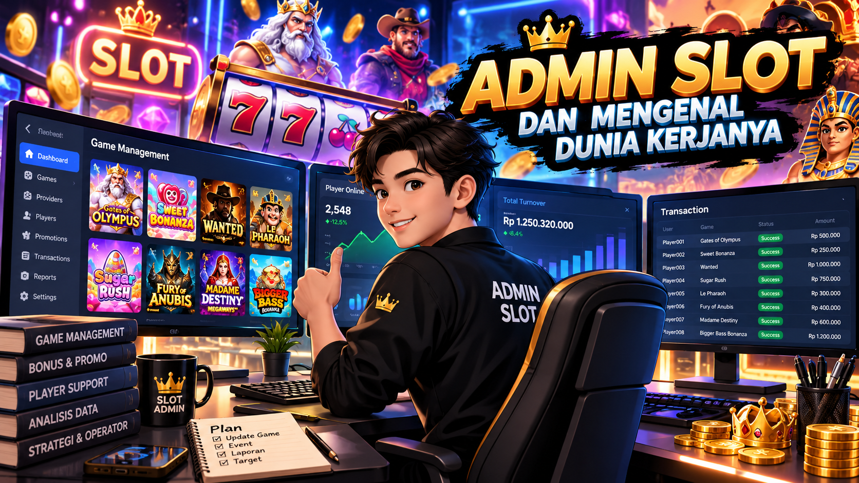 Cara Jadi Admin Slot dan Mengenal Dunia Kerjanya