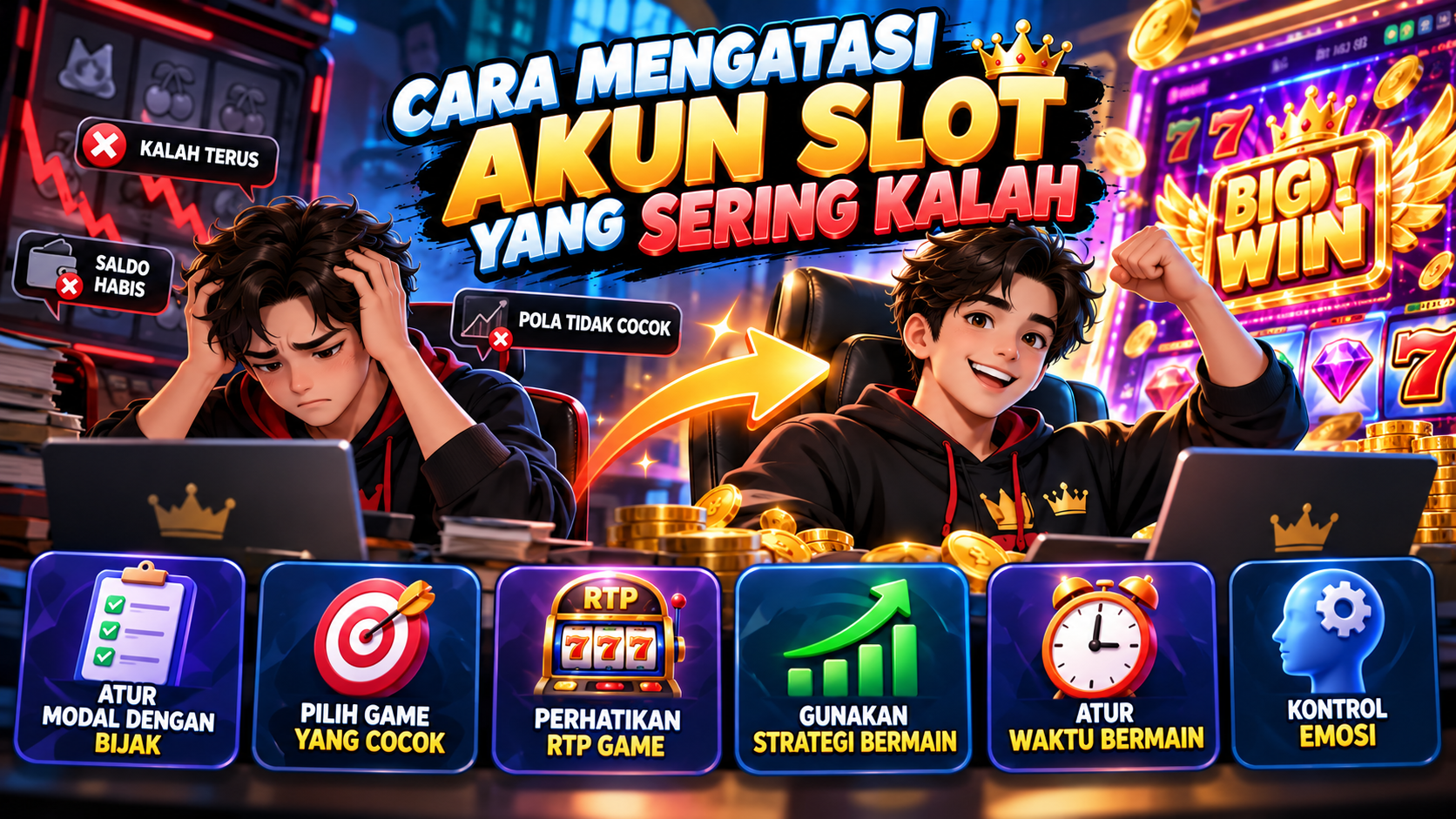 Cara Mengatasi Akun Slot yang Sering Kalah dan Mengapa Kekalahan Beruntun Bisa Terjadi ?